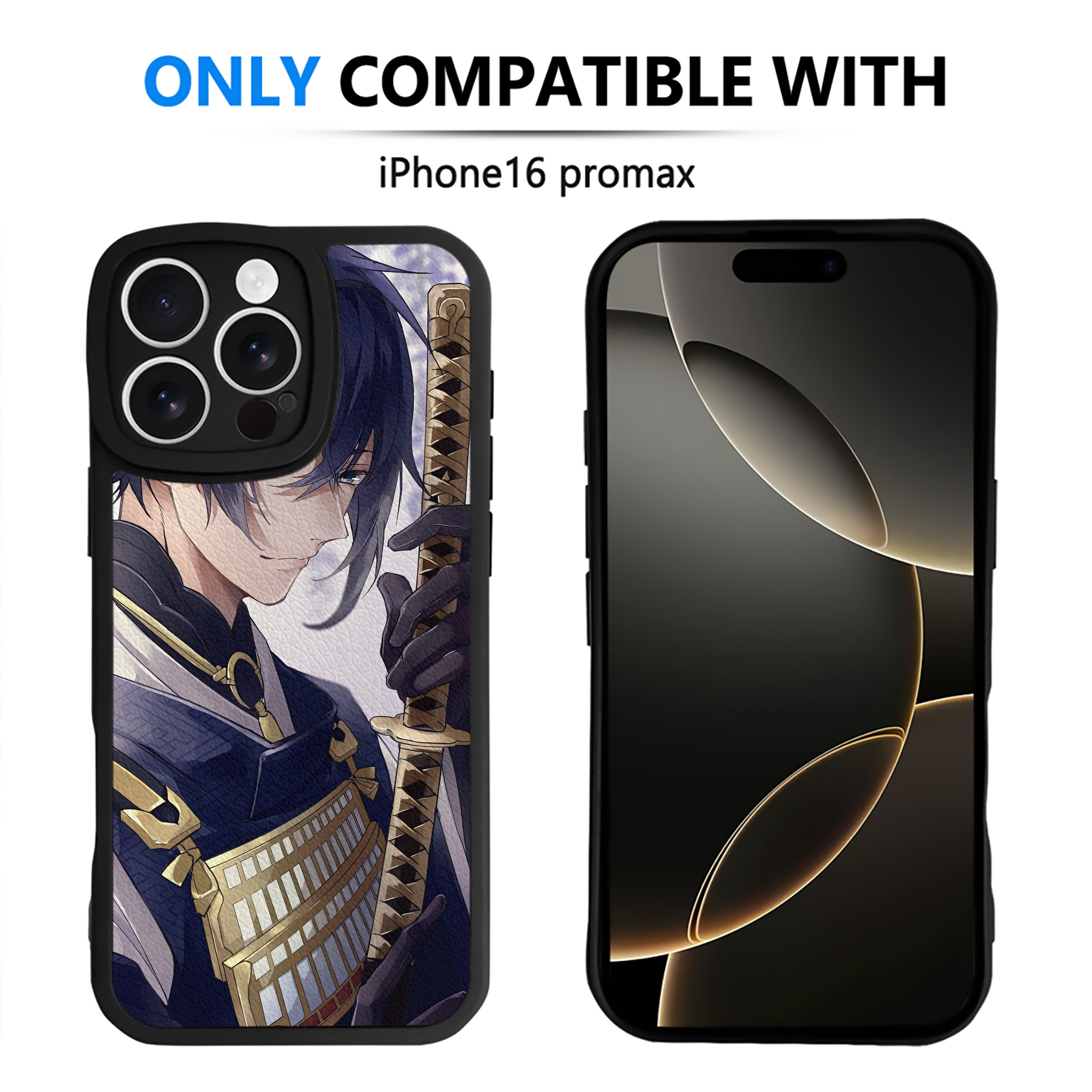 （画像用） 刀剣乱舞 Touken Ranbu 【iPhone 16シリーズ対応】シリコンスマホケース（レザー調） 材質：シリコン